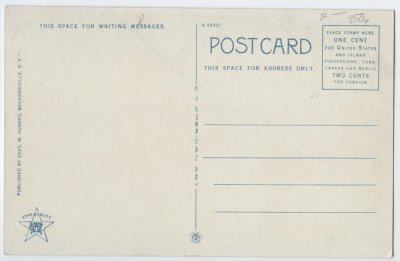 New Mohawk Trail up Shelburne Mountains, Greenfield, Mass. 100 reverse