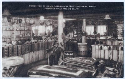 Interior View of Indian Plaza-Mohawk Trail, Charlemont, Mass. 