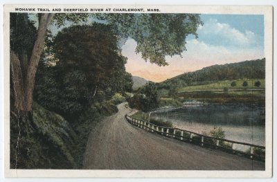 Mohawk Trail and Deerfield River at Charlemont, Mass.