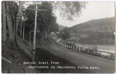 Mohawk Trail from Charlemont to Shelborne Falls, Mass.