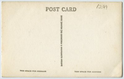 The Old Bridge and Mill Dam, Charlemont, Mass. B52 reverse