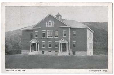 New School Building Charlemont, Mass.