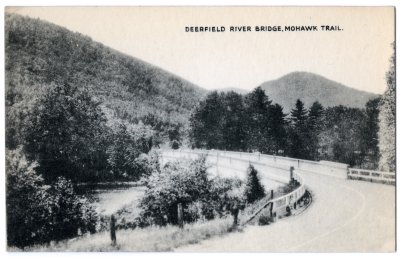 Deerfield River Bridge, Mohawk Trail. (Collotype)