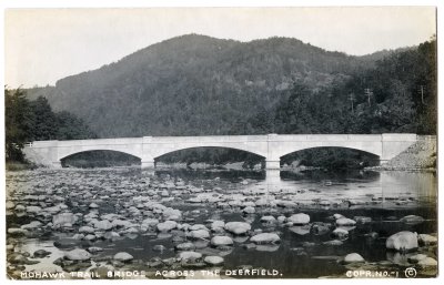 Mohawk Trail Bridge Across the Deerfield. Copr. No.-1 (Canedy)