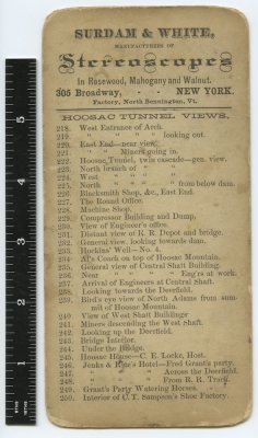 Hoosac Tunnel Views no. 220 East End - near view reverse 