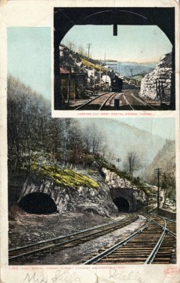 East Portal Hoosac Tunnel showing Abandoned Tunnel 