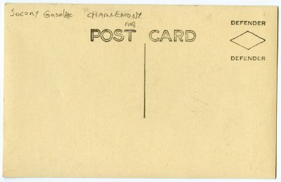 Totem Trading Post, Mohawk Trail. reverse