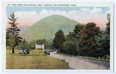 Mt Todd from the Mohawk Trail through the Berkshires, Mass.