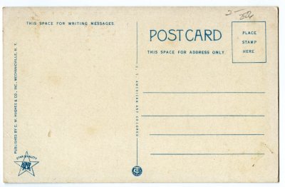 Windings of the Trail and River, Mohawk Trail, Mass. 14 reverse 