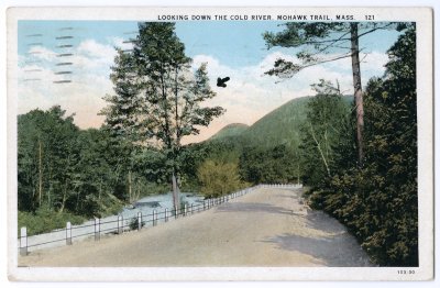 Looking Down the Cold River, Mohawk Trail, Mass. 121 