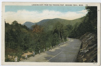 Looking East from the Trading Post, Mohawk Trail, Mass. 118
