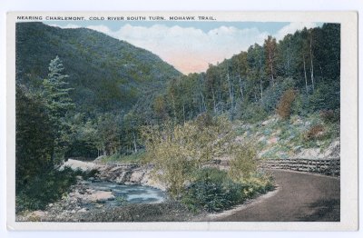Nearing Charlemont, Cold River South Turn, Mohawk Trail.