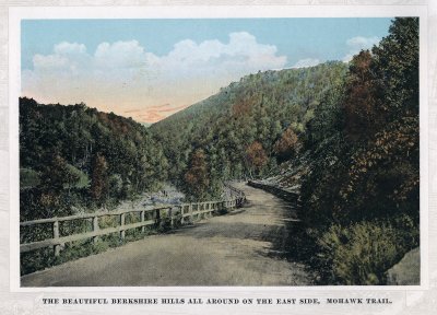 The Beautiful Berkshire Hills All Around on the East Side, Mohawk Trail. 