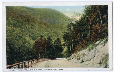The Lofty Heights along the Trail, Mohawk Trail, Mass.