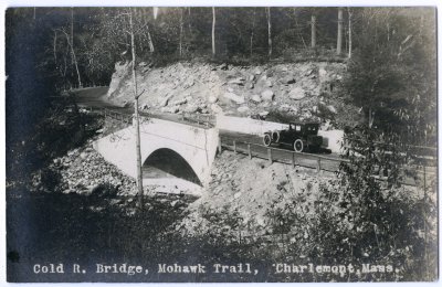 Cold R. Bridge, Mohawk Trail, Charelmont, Mass. 