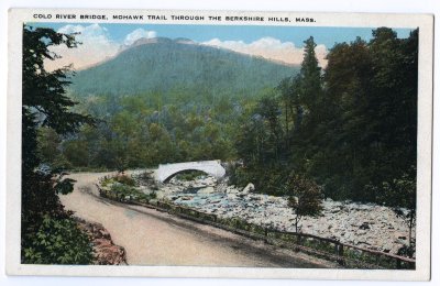 Cold River Bridge, Mohawk Trail through the Berkshire Hills, Mass. 
