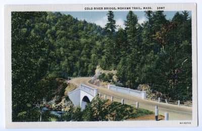 Cold River Bridge, Mohawk Trail, Mass. 33MT 