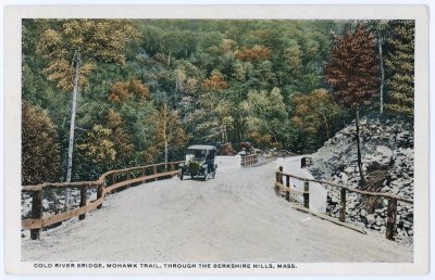 Cold River Bridge, Mohawk Trail, through the Berkshire Hills, Mass. 