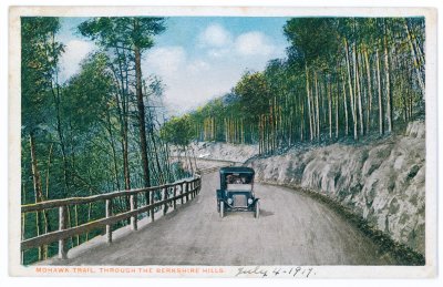 Mohawk Trail, through the Berkshire Hills. July 4-1917. 