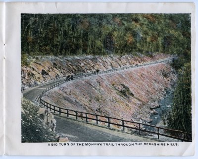 A Big Turn of the Mohawk Trail through the Berkshire Hills.
