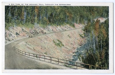 A Big Turn of the Mohawk Trail through the Berkshires.