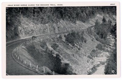 Cold River Gorge along the Mohawk Trail, Mass.