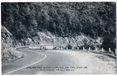 One of the Many Curves on the Way Up, Mohawk Trail, Mass.