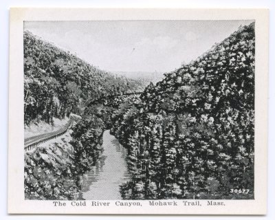 The Cold River Canyon, Mohawk Trail, Mass.