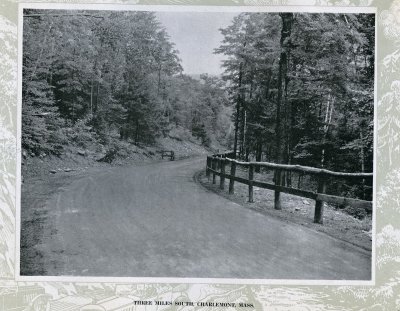 Three Miles South, Charlemont, Mass. - A Trip over the Mohawk Trail (Lenhoff) p.13 