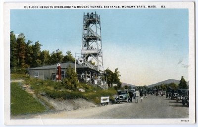 Outlook Heights Overlooking Hoosac Tunnel Entrance, Mohawk Trail, Mass. 113.