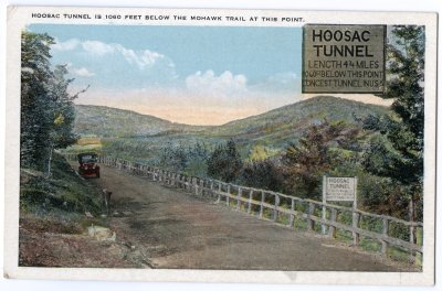Hoosac Tunnel is 1060 Feet Below the Mohawk Trail at this Point.