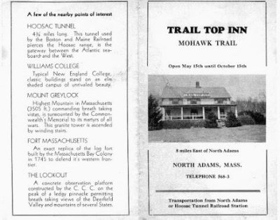 Trail Top Inn brochure B