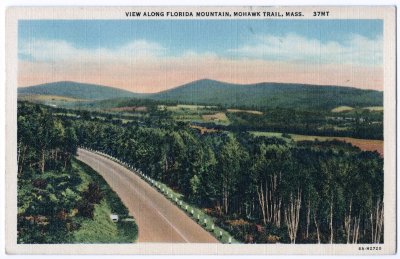 View along Florida Mountain, Mohawk Trail, Mass. 37MT
