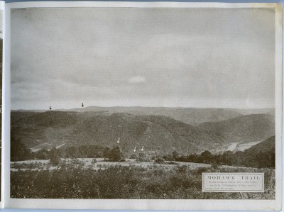 Mohawk Trail From Lookout Point.  Deerfield Valley on right, Wilmington Valley on left. 