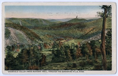 Deerfield Valley from Mohawk Trail, through the Berkshire Hills, Mass. 