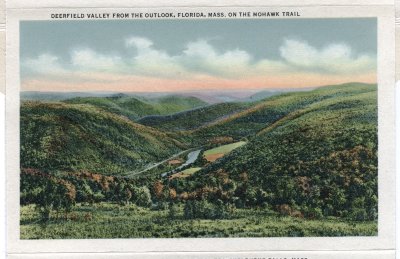 Deerfield Valley from the Outlook, Florida, Mass. on the Mohawk Trail 