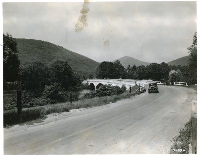 Mohawk Trail and Bridge press photo 1929