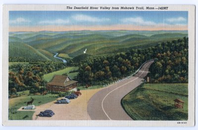 The Deerfield Valley from Mohawk Trail, Mass. - 142MT 