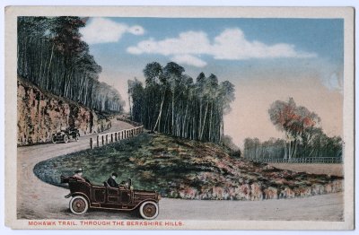 Mohawk Trail, through the Berkshire Hills. (another car added) 