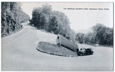 The Famous Hairpin Turn,  Mohawk Trail, Mass. 
