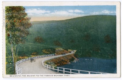 Beginning the Ascent to the Famous Mohawk Trail. 