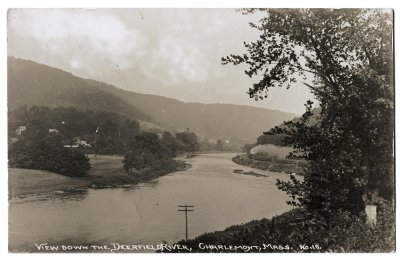 View down the Deerfield River, Charlemont, Mass. No. 10.