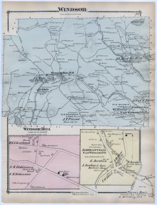 Windsor Beers map 1876