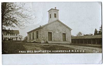 Free Will Baptist Ch. Adamsville R.I. 608