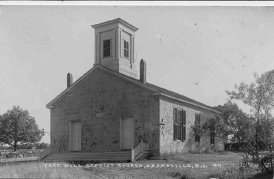 Free Will Baptist Church, Adamsville, R.I. 40. (Little Compton HIst. Soc.)