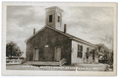 Free Will Baptist Church, Adamsville, R.I.