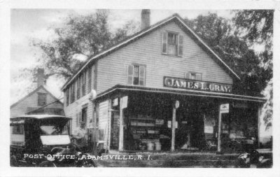 Post Office, Adamsville, R.I. (Little Compton Hist. Soc.)