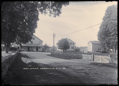 Post Office, Adamsville, R.I. 35. (glass negative)