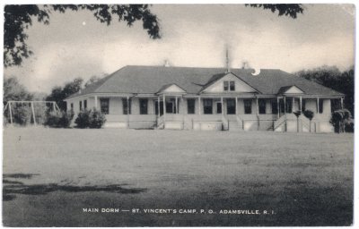 Main Dorm - St. Vincent's Camp, P.O., Adamsville, R.I.