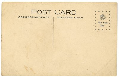 Church (Sailboat card type) Westport? reverse